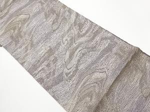 リサイクル　姫野織物製　絽抽象模様織出し袋帯